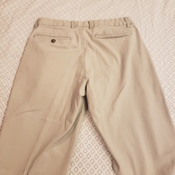 Old Navy Men's Khaki Chinos ATHLETIC BUILT IN FLEX 32X36 - Picture 2 of 5